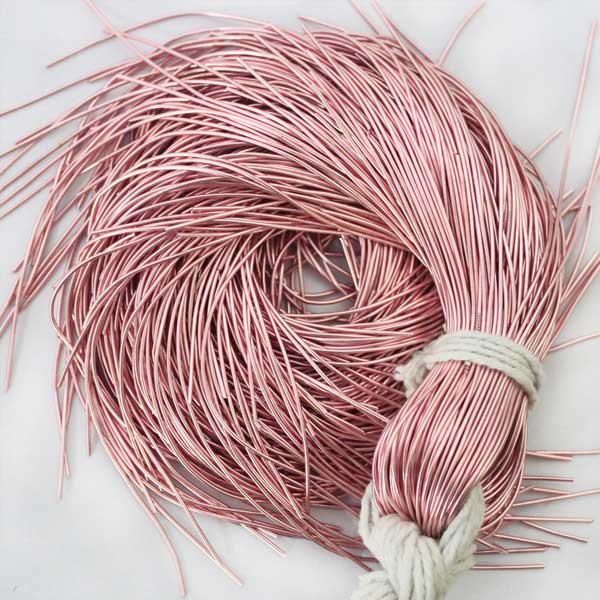 Smooth Dabka in Baby Pink Color