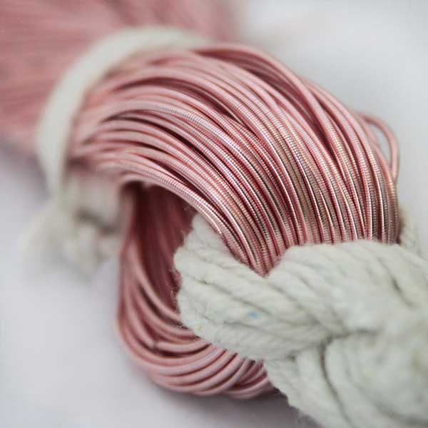 Smooth Dabka in Baby Pink Color