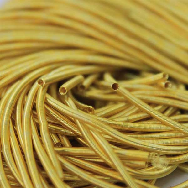 Smooth Dabka in Golden Yellow Color