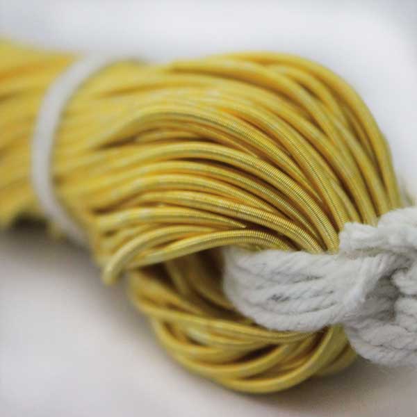 Smooth Dabka in Golden Yellow Color