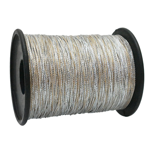 silver embroidery threads  