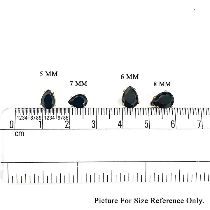 Royal Blue Tear Drop Sew On Crystals