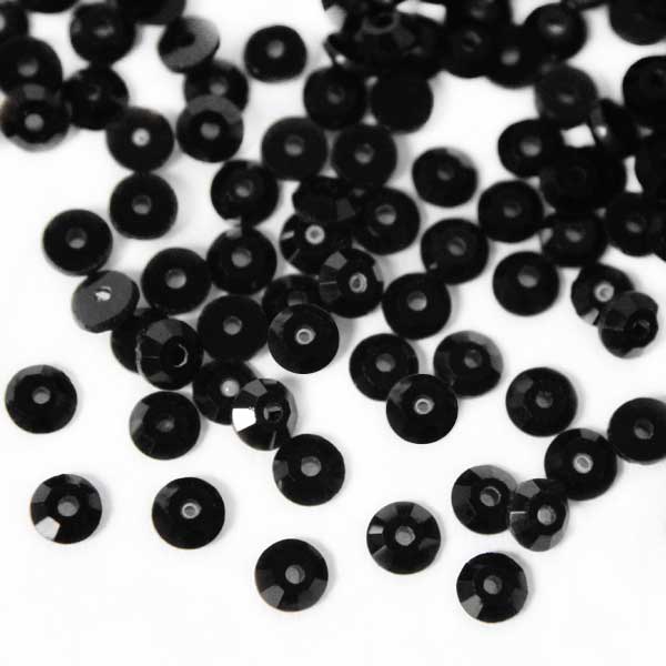 EMBGS4833 (Flat Back Black Color Sew on Rhinestones)
