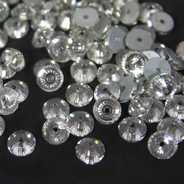 EMBGS4838 (Flat Back Silver Color Sew on Rhinestones)