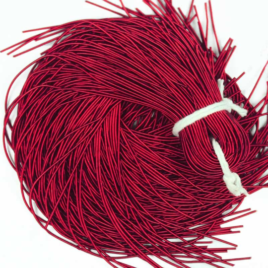 1MM Kora/Matte Finish French Wire in Red Color