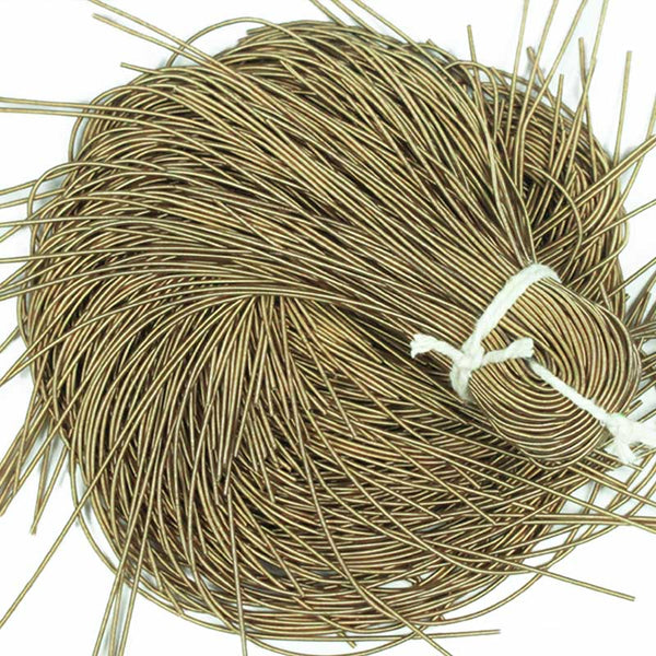EMBKR4991 (1MM Kora/Matte Finish French Wire in Brass Gold Color)