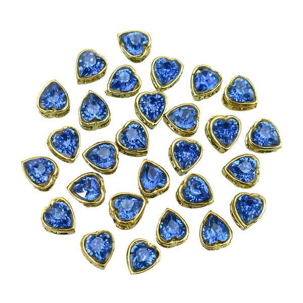  heart shape rhinestones