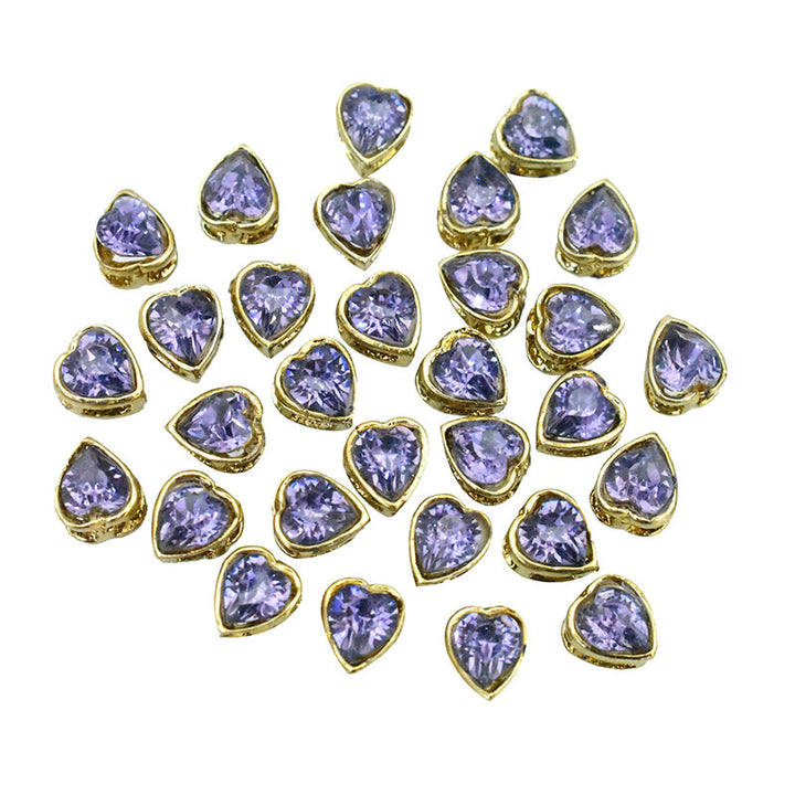 heart shape kundan