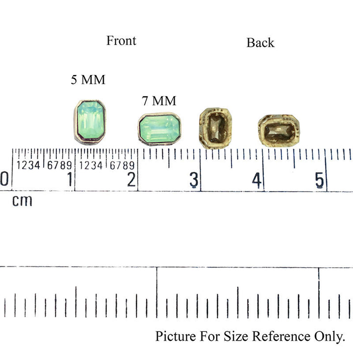 emerald green kundan stones