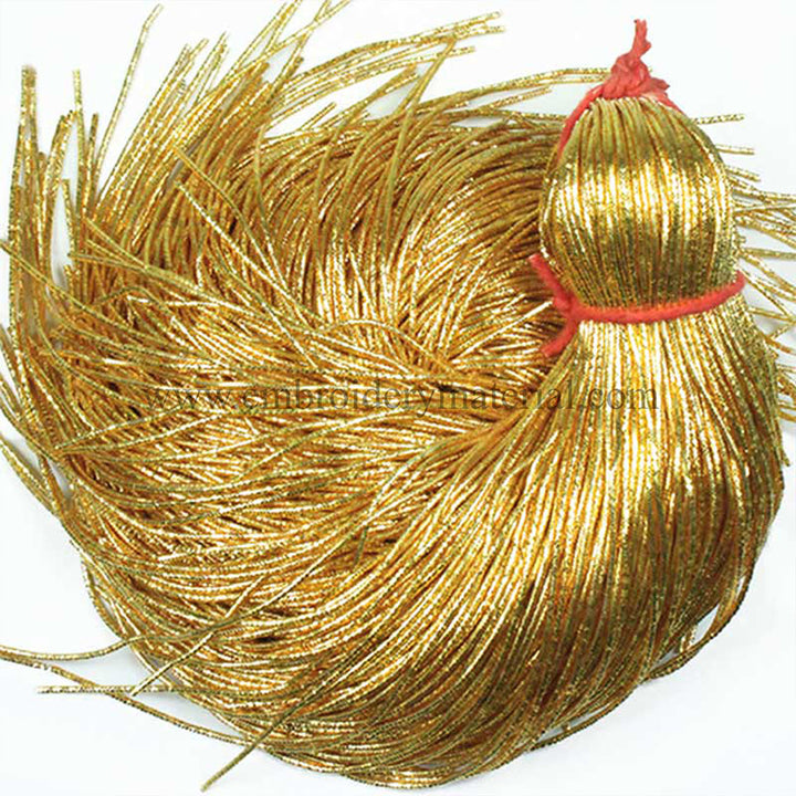 Golden zardosi wires