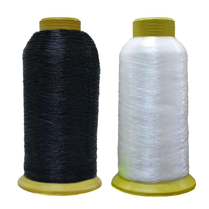 Clear nylon threads