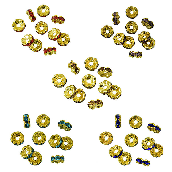 Crystal Rondelle Spacer Beads