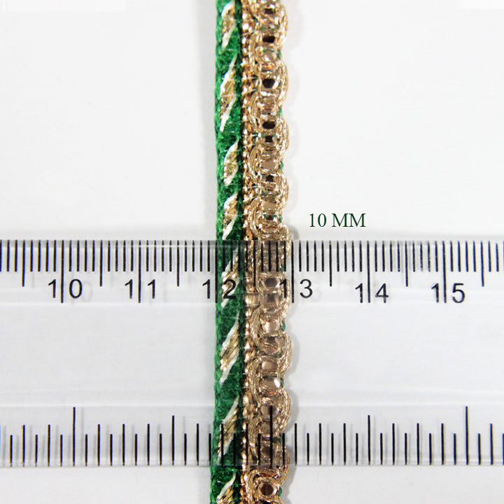 Green Color Lace Trim