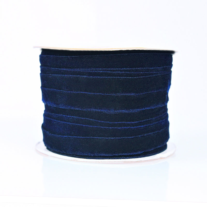 Buy Royal Blue color velvet ribbon online at wholesale price ...