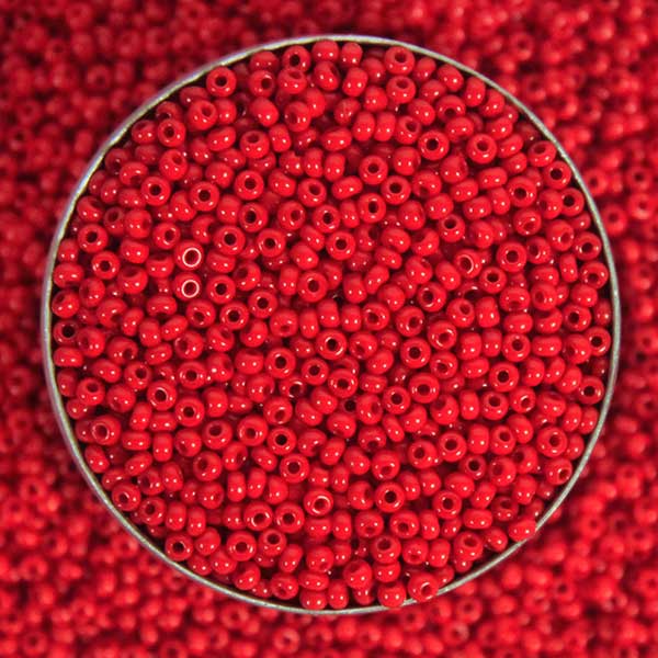 EMBSB4637 (Preciosa Seed Beads in Red Color)