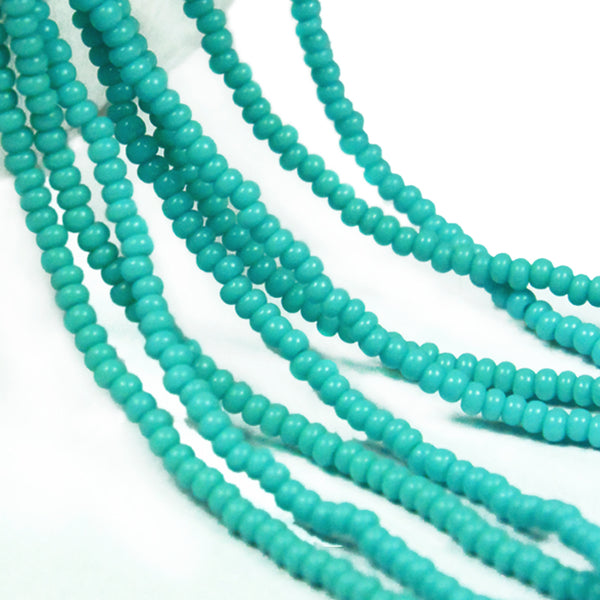 EMBSBS5091 (15/0 Miyuki Turquoise Color Seed Beads Strings)