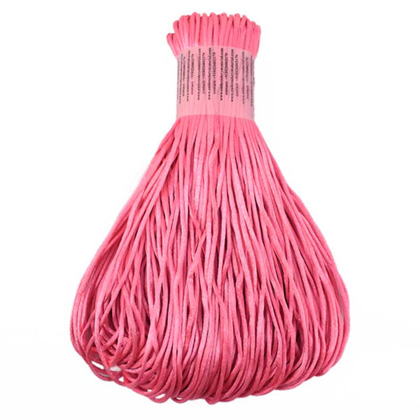 Pink Color Rattail Satin Cord