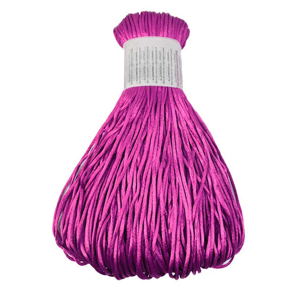 EMBSC4854 (Rose Violet Color Rattail Satin Cord / Malai Dori)