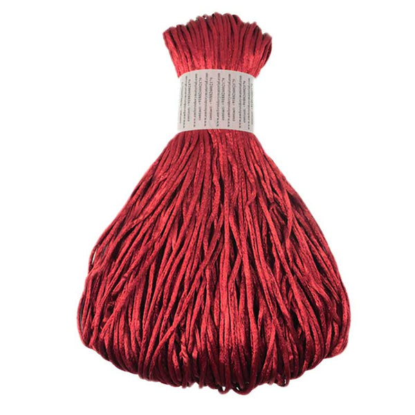 EMBSC4855 (Maroon Color Rattail Satin Cord / Malai Dori)