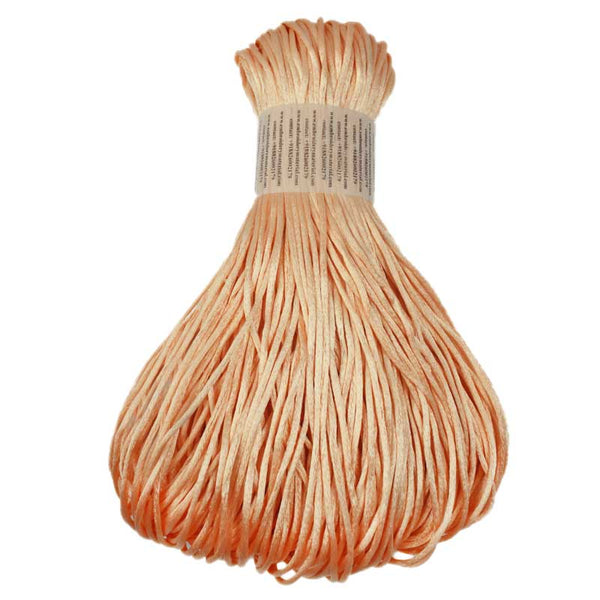 EMBSC4861 (Peach Color Rattail Satin Cord / Malai Dori)