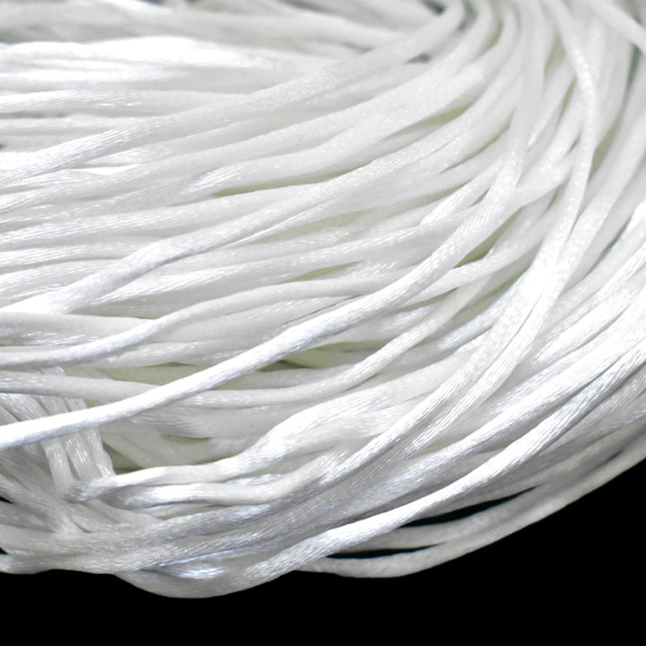 Round, Nylon White color Malai Dori