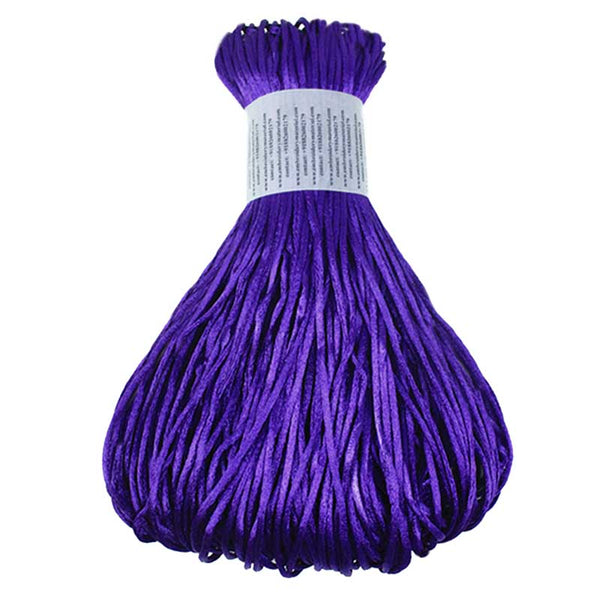 Violet Color Rattail Satin Cord