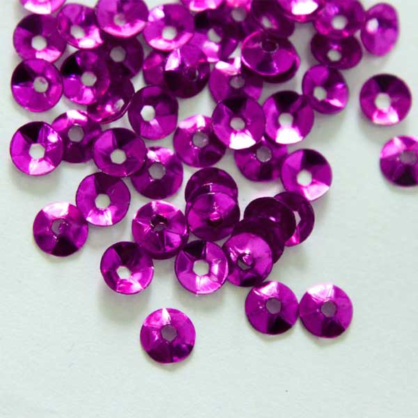Magenta Color Sequins