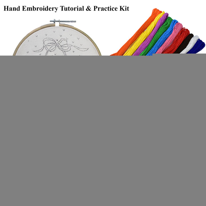  hand embroidery practice kit 