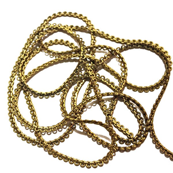 EMB750 (Metal Ring Style Gold Color Chain)