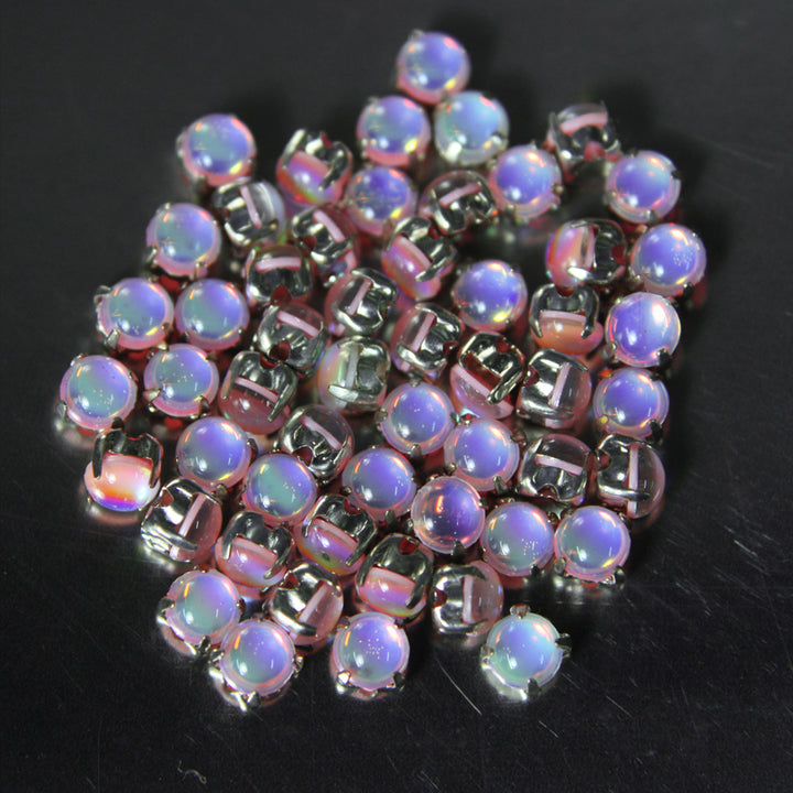 Purple colour lucite stones