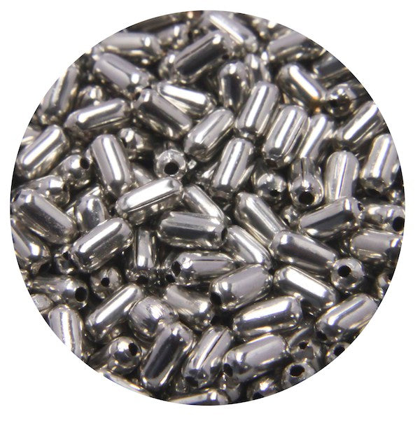 EMB791 (Metal Silver Nalki/Bugle Beads)