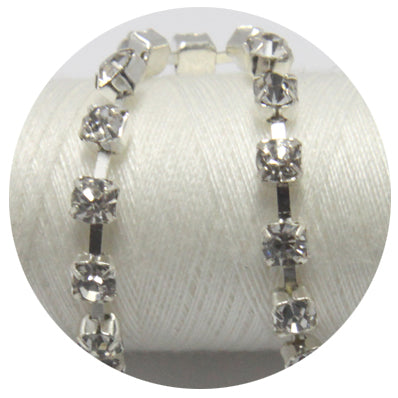 Silver Softy/Crystal Chain