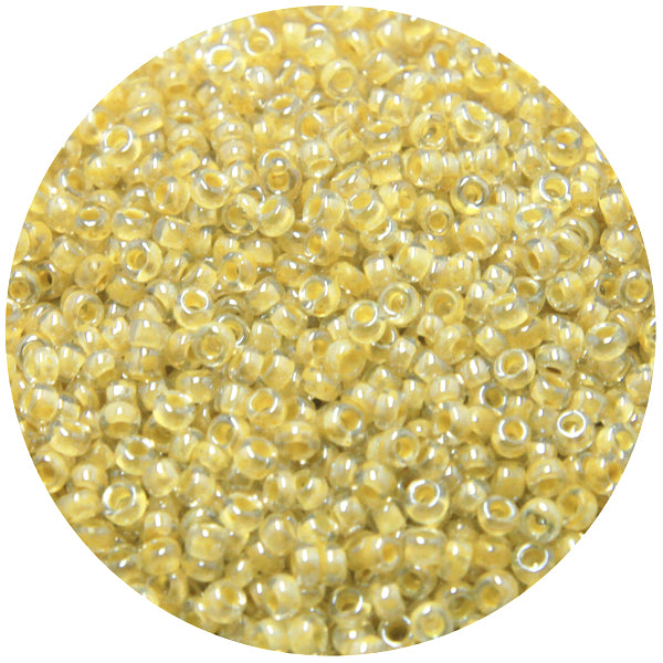 Miyuki Banana Cream Inside Color 15/0 Moti/Spherical Beads