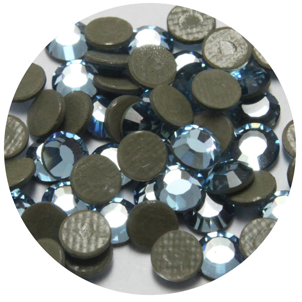 Swarovski Aquamarine Color Hot-Fix Crystals