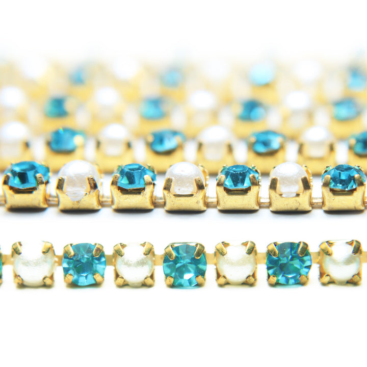 3mm rhinestone cup chain