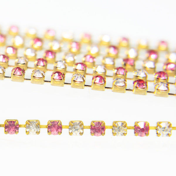 2mm pink cup chain