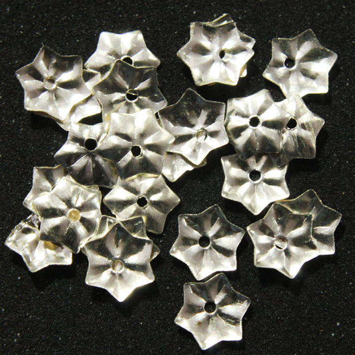 flower shape brass metal beads