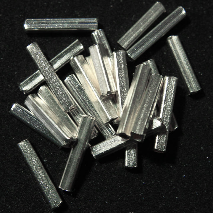 brass metal square beads