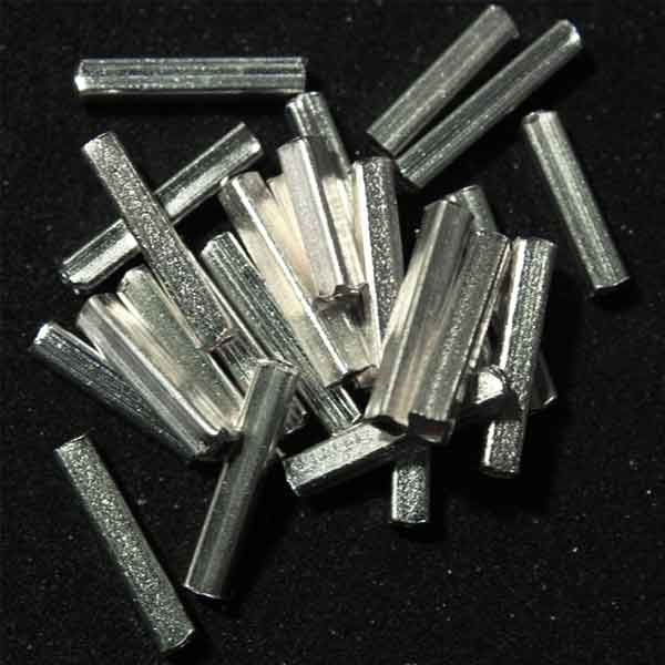 EMB1215 (Silver Color Square Metal Pipe Beads)