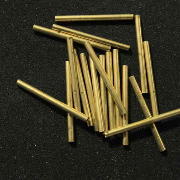 EMB1216 (Gold Color Round Metal Pipe Beads)