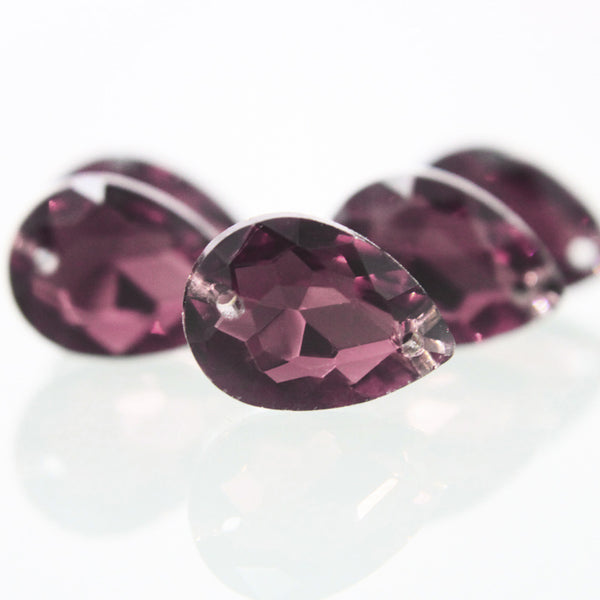 13*18mm wine color glass crystal