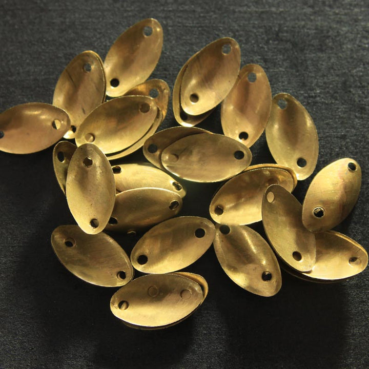 bean shape metal beads
