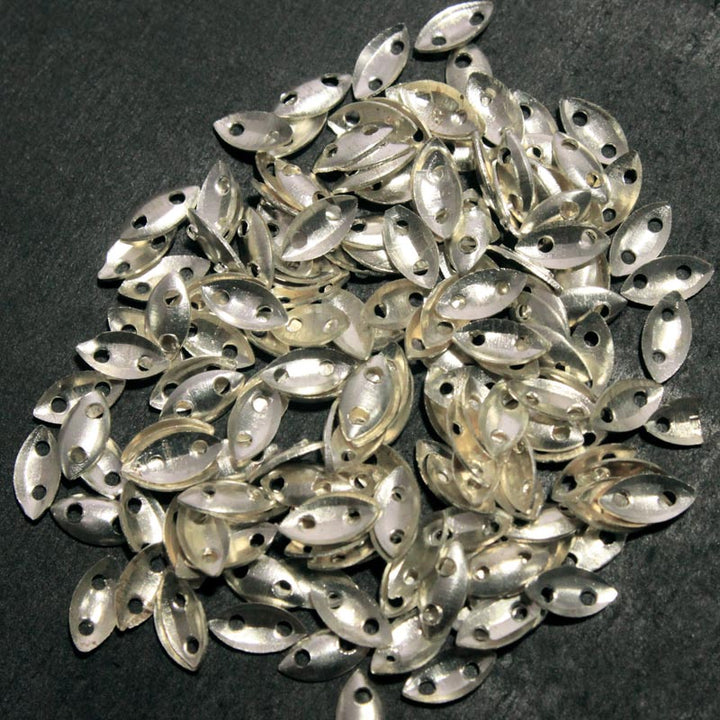 silver color metal beads