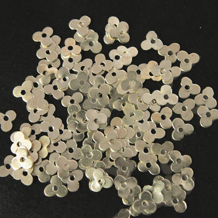 brass metal flower beads
