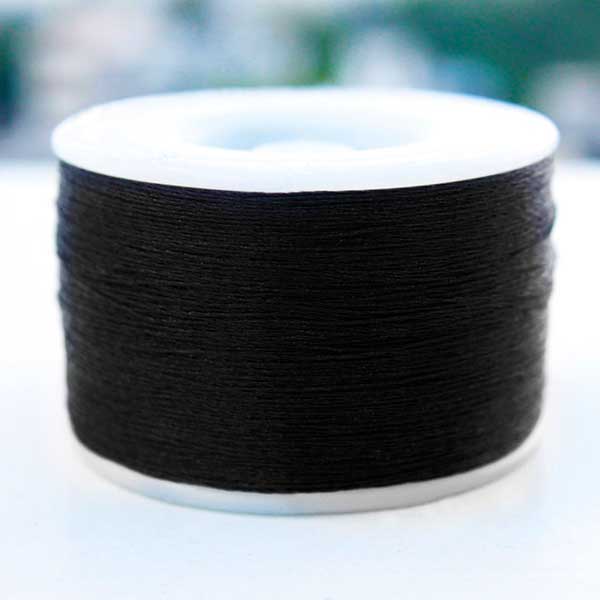 EMB4187 (3Ply Twisted Zari Threads in Black Colour)