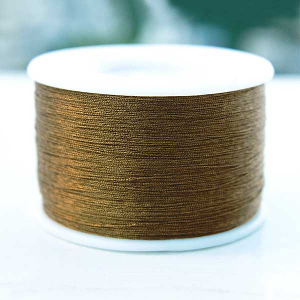 EMB4190 (3Ply Twisted Zari Thread in Antique Brown Colour)