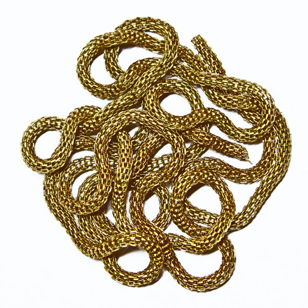 Metal Round Style Gold Color Chain