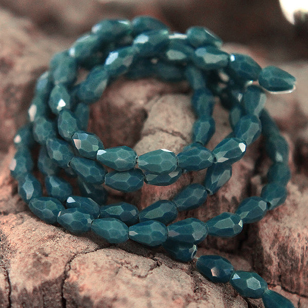 blue colour beads for necklace
