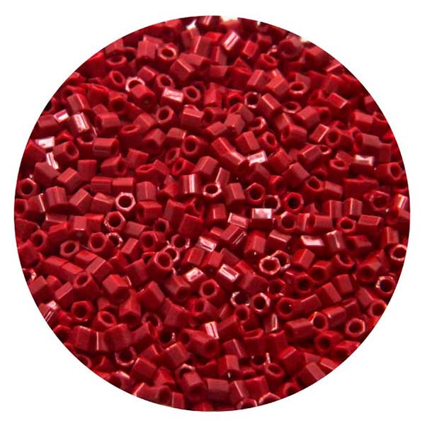 Miyuki Red Cut Delica Beads