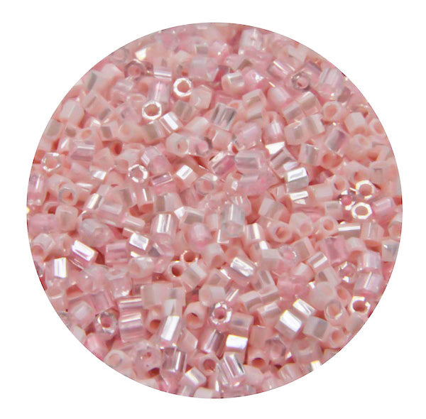 Miyuki Light Pink Cutdana/Bugle Beads